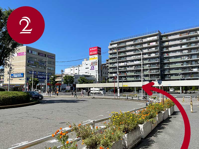 越谷・春日部遺言書作成の美馬克康司法書士・行政書士事務所・アクセスマップ